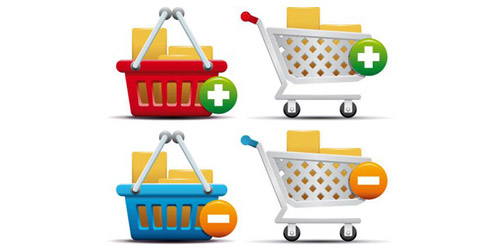 Shopping Cart and Basket Icons The Best High Quality Ecommerce Icons of the Web