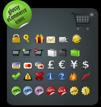 ecommerce icons 3 The Best High Quality Ecommerce Icons of the Web