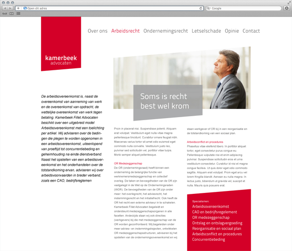 Kamerbeek Advocaten f 7 excellent examples of Corporate & Brand Identity for Law Firms